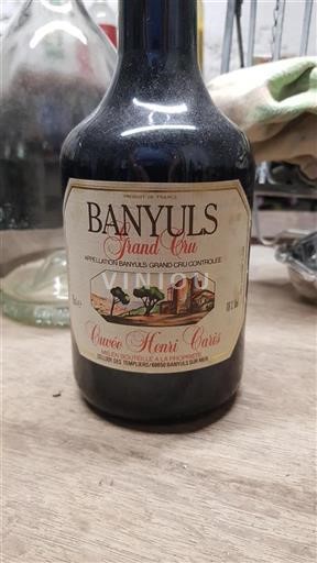 Roussillon Banyuls Grand Cru Cave des Templiers Henri Caris 1994