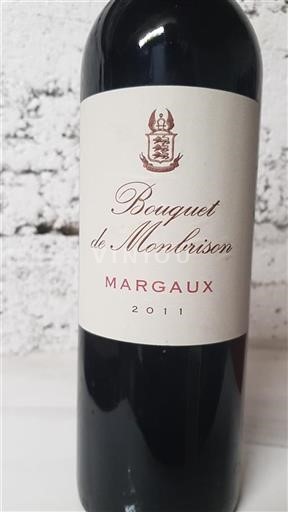 Bordeaux Margaux Bouquet de Monbrison 2011