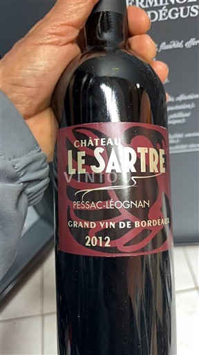 Bordeaux Pessac-Léognan Château Le Sartre 2012