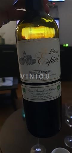 Bordeaux Pessac-Léognan Château Espiot 2019