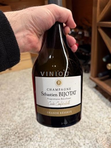 Champagne Sâm-panh Sébastien Bijotat Confidentielle Không niên vụ