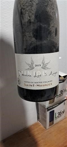 Thung lũng Rhône Côtes-du-rhône-villages Domaine Les 3 Anges 2019