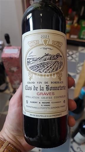 Bordeaux Graves Clos De La Bonneterie 2021