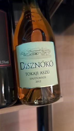 Tokaj Không được chỉ định Domaine Disznóko 5 Puttonyos 2012