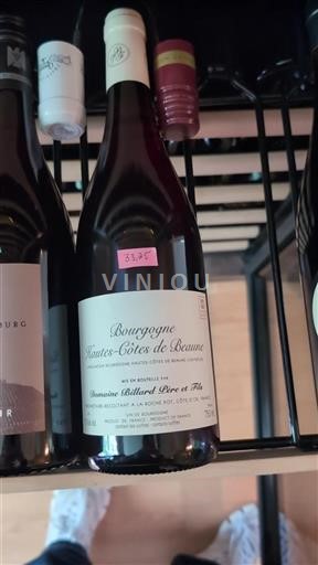 Bourgogne Hautes Côtes de beaune Domaine Billard Père et Fils Non Millésimé