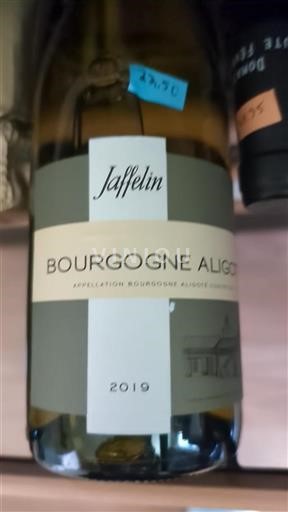Burgundi Bourgogne Aligoté Domaine Jaffelin 2019