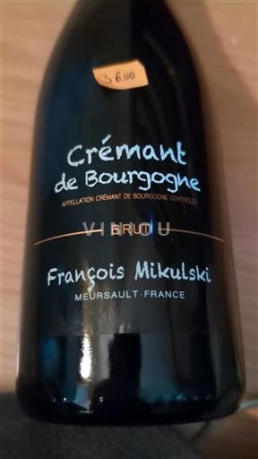Bourgogne Crémant-de-bourgogne François Mikulski 2018