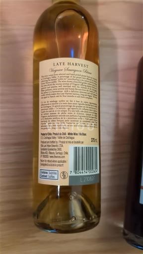 Rapel Valley Colchagua Valley Viña Luis Felipe Edwards Late Harvest 2019