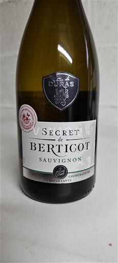 Sud-Ouest Côtes-de-duras Cave de Duras Secret de Berticot 2022