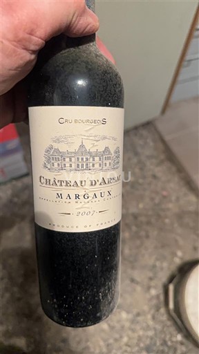Bordeaux Margaux Cru Bourgeois Château Arsac 2007