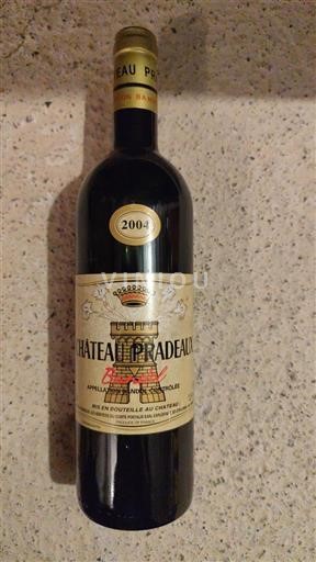 Provence Bandol Château Pradeaux 2004