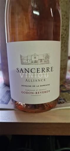 Vallée de la Loire Sancerre Domaine La Garenne Alliance 2022