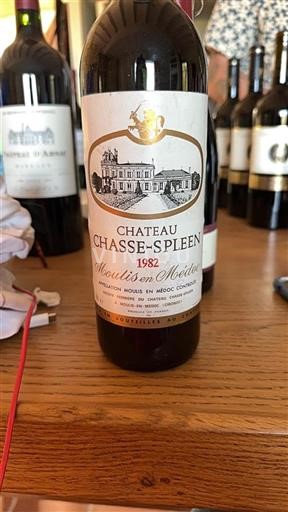 Bordeaux Moulis-en-Médoc Château Chasse Spleen 1982