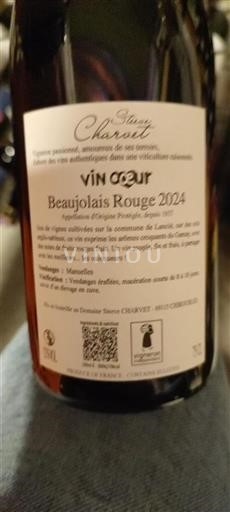 Beaujolais Steeve Charvet Vin Coeur 2024