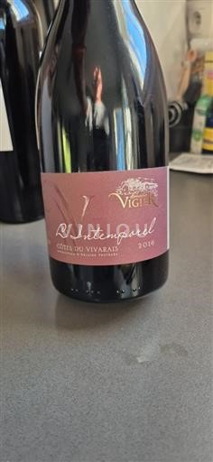 Vallée du Rhône Côtes-du-vivarais Domaine Vigier L'Intemporel 2016