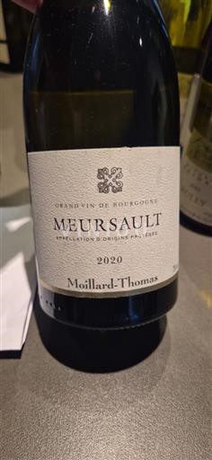 Burgundija Meursault Moillard-Thomas 2020