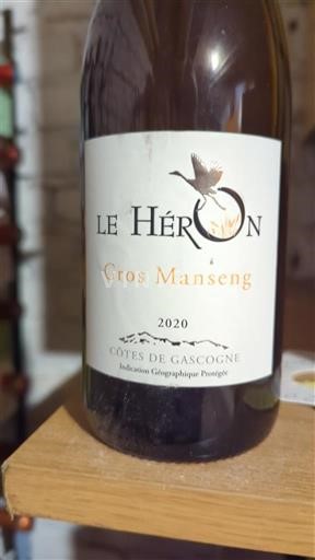 Sudoeste Côtes de Gascogne Le Héron Gros Manseng 2020