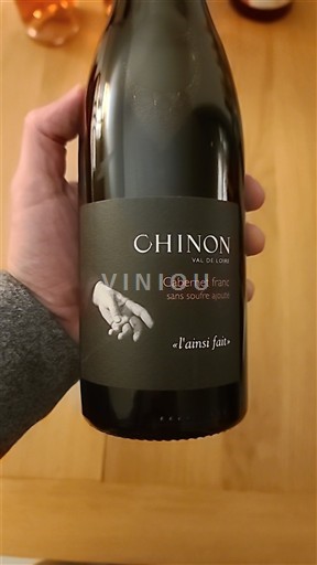 Loire Valley Chinon Baudry-Dutour L ainsi fait 2024