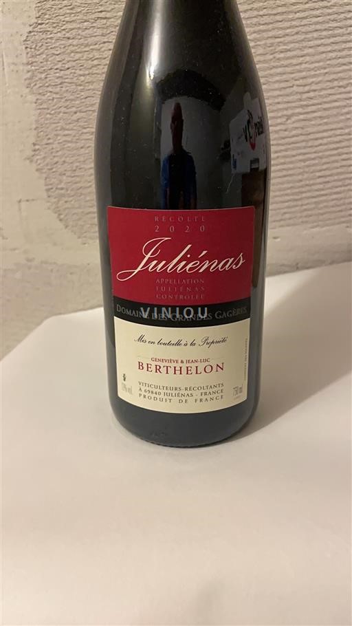 Beaujolais Juliénas Domaine Des Grandes Gagères 2020