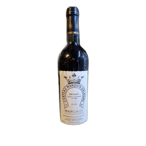 Bordeaux Margaux Château Marquis d'Alesme Becker 2004