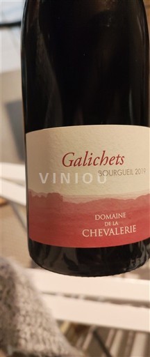 Loiren laakso Bourgueil Domaine La Chevalerie Galichets 2019