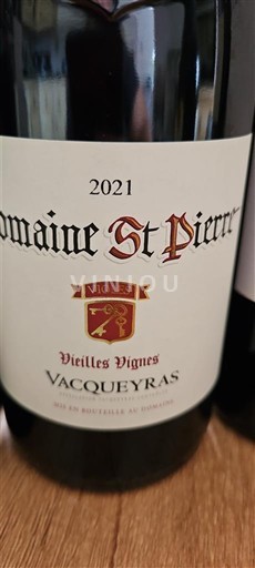 Thung lũng Rhône Vacqueyras Domaine St Pierre Vieilles Vignes 2021