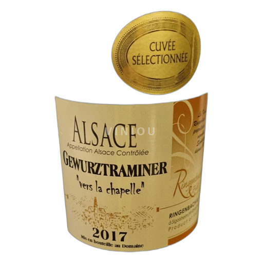 Alsasko Gewürztraminer Ringenbach & Fils vers la chapelle 2017