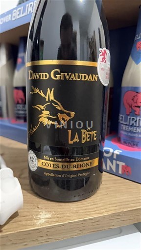 Thung lũng Rhône Côtes-du-rhône David Givaudan La Bête 2021