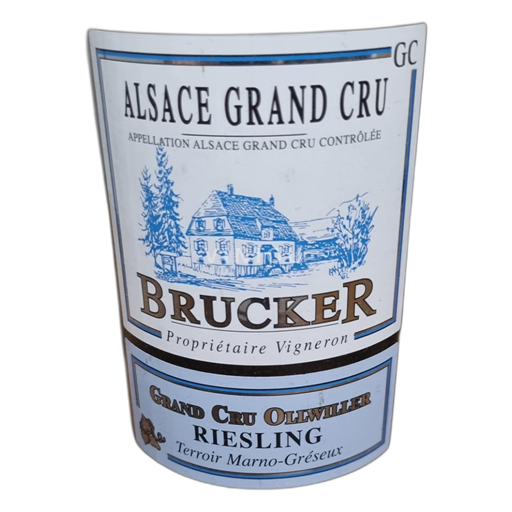 Alsasko Nespecifikováno Brucker Riesling 2017
