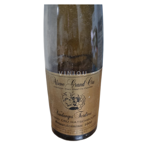 Elzas Alsace Grand Cru Domaine À Voegtlingshoffen Vendanges Tardives 1996