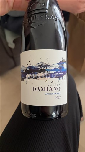 Rhônen laakso Vacqueyras Maison Damiano 2022