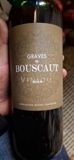 Bordeaux Graves BOUSCAUT Graves de Bouscaut 2016
