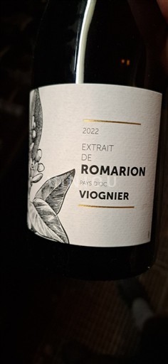 Languedoc a Roussillon Pays d'Oc Romarion Extrait de Romarion 2022