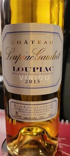 Bordeaux Loupiac Château Loupiac Gaudiet 2015