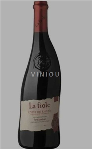 Rhônen laakso Côtes-du-rhône La Fiole Ei vuosikertaa