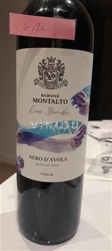 Sicilien Ospecificerad Barone Montalto Oce Monadi 2023
