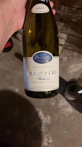 Bourgogne Rully Premier Cru Duvernay Père & Fils Rabourcé 2023