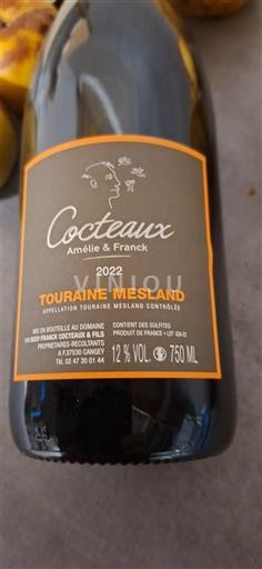 Loire-dalen Touraine-Mesland Cocteaux Amélie & Franck 2022