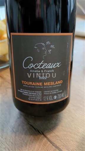 Vale do Loire Touraine-mesland Cocteaux Amélie & Franck 2022