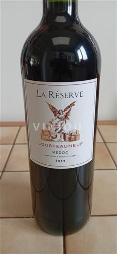 Bordeaux Médoc Château Lousteauneuf La Réserve 2019