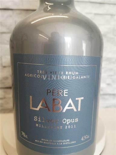 Rum Oud Silver Opus Père Labat 11a - 2011 Guadeloupe Niet gespecificeerd