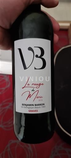 Burdeos Graves Benjamin Barron Le rouge de Méric 2019