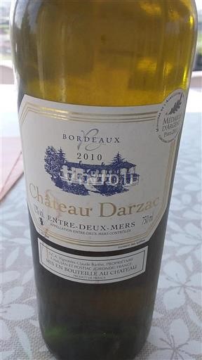Burdeos Entre dos mares Château Darzac 2010