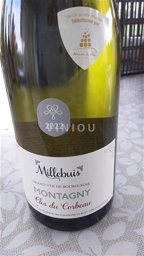 Burgundy Montagny Grand Cru Millebuis Clos du Corbeau 2022