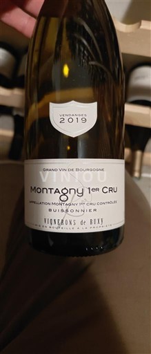 Bourgogne Ikke specificeret Premier Cru Vignerons de Buxy Buissonnier 2019