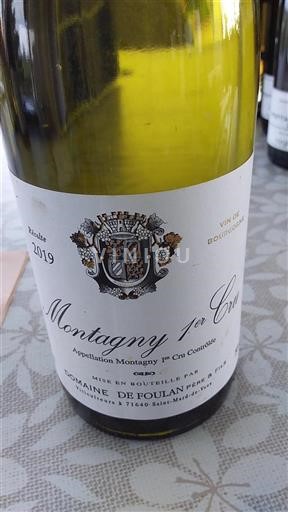 Bourgogne Ikke specificeret Premier Cru Domaine Foulan 2019