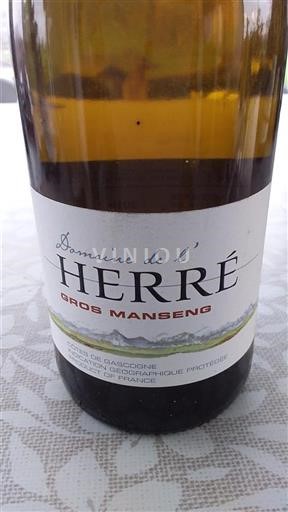 Zuidwest-Frankrijk Côtes de Gascogne L'Herré Gros Manseng 2019