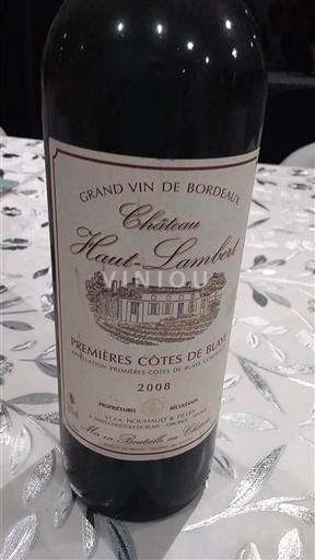 Burdeos No especificado Château Haut Lambert 2008