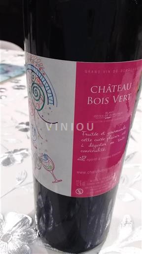 Bordeaux Blaye-côtes-de-bordeaux Château Bois-Vert Neročník