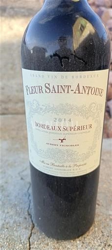 Bordeaux Bordeaux Supérieur Fleur Saint Antoine 2014
